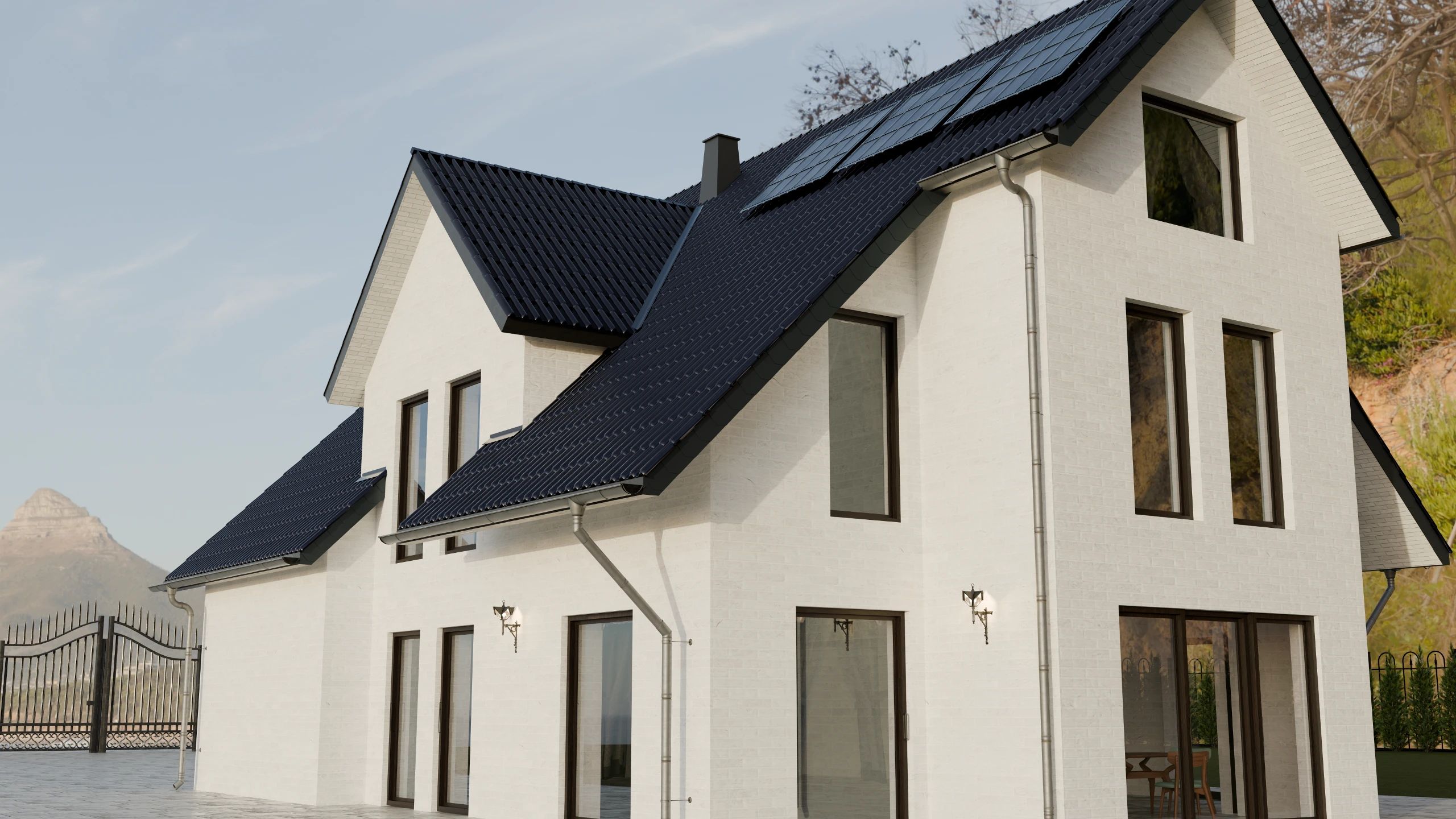 BR01 MBL — installed on a house facade