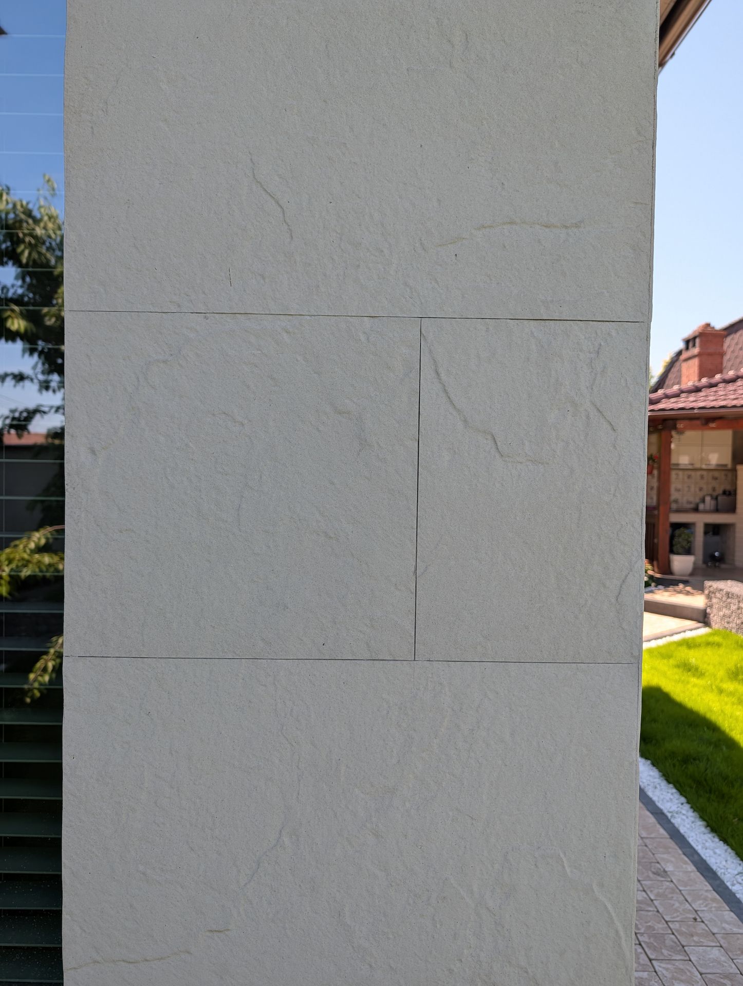 Slate Beige flexible cladding — facade detail — 14