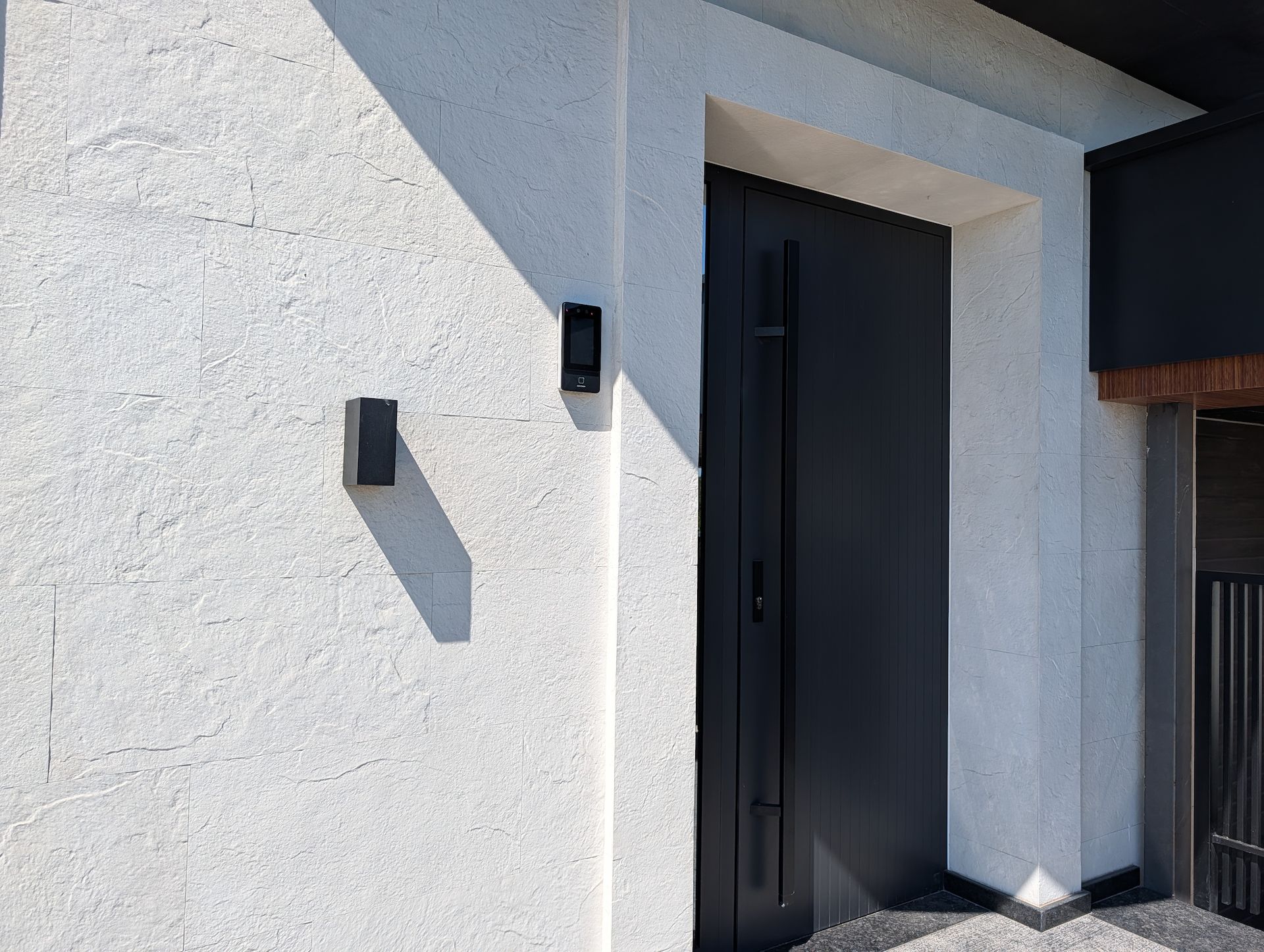 Slate Beige flexible cladding — facade detail — 26