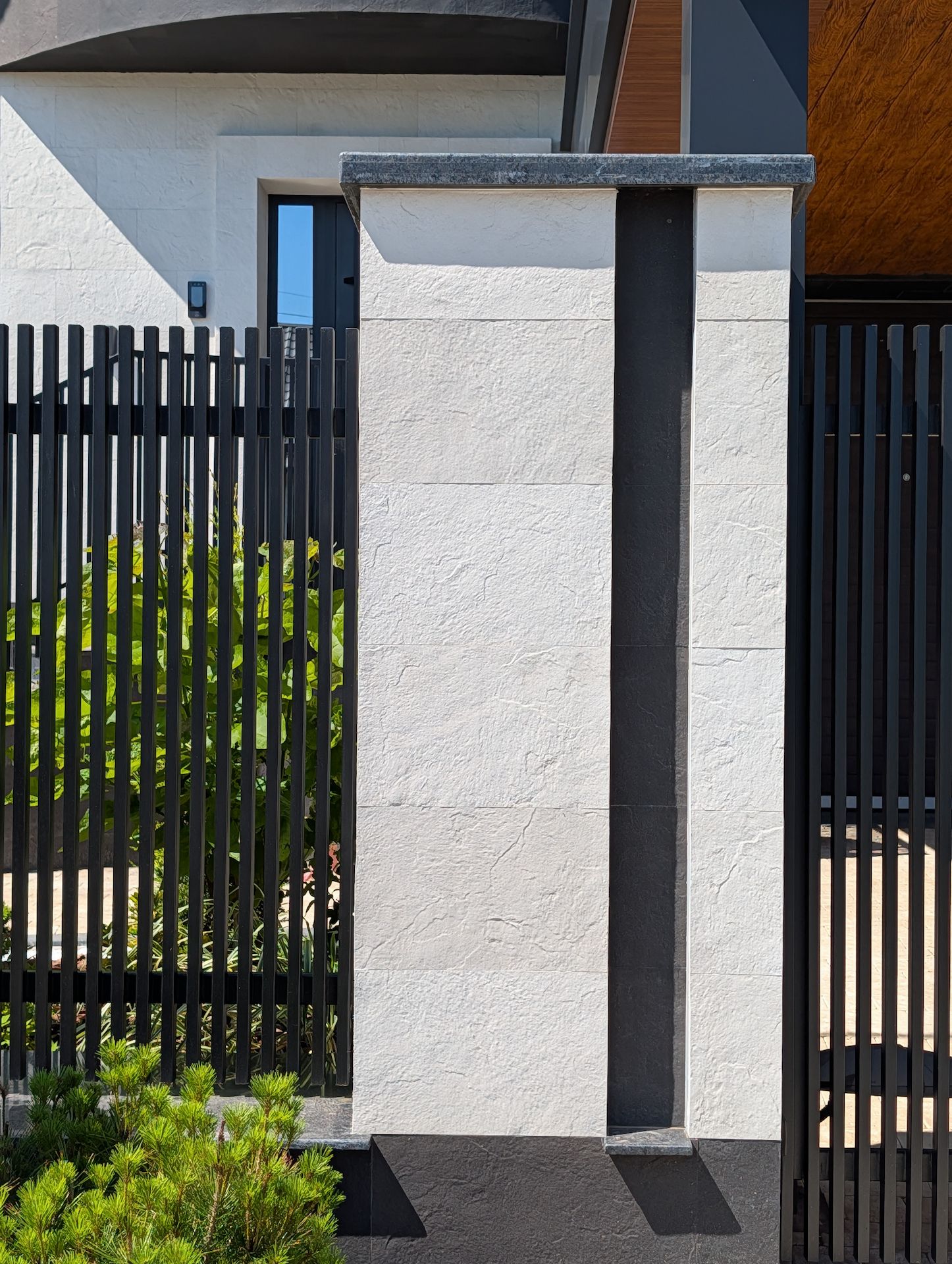 Slate Beige flexible cladding — facade detail — 39