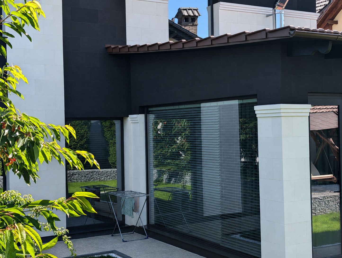 Slate Beige flexible cladding — facade detail — 56