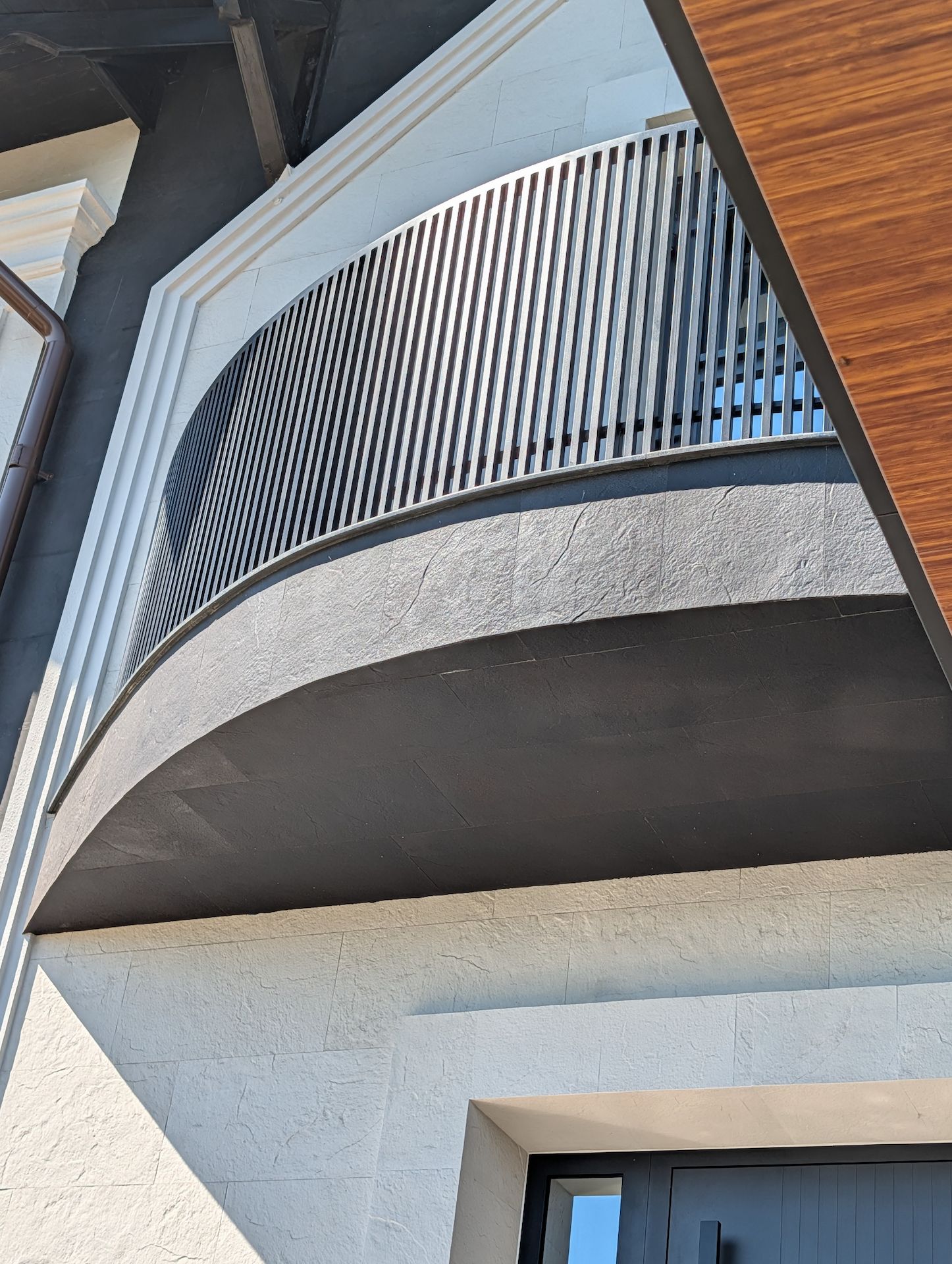 Slate Beige flexible cladding — facade detail — 6