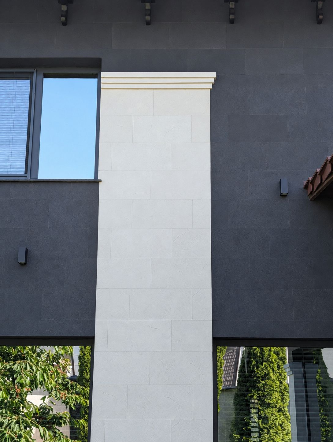 Slate Beige flexible cladding — facade detail — 60