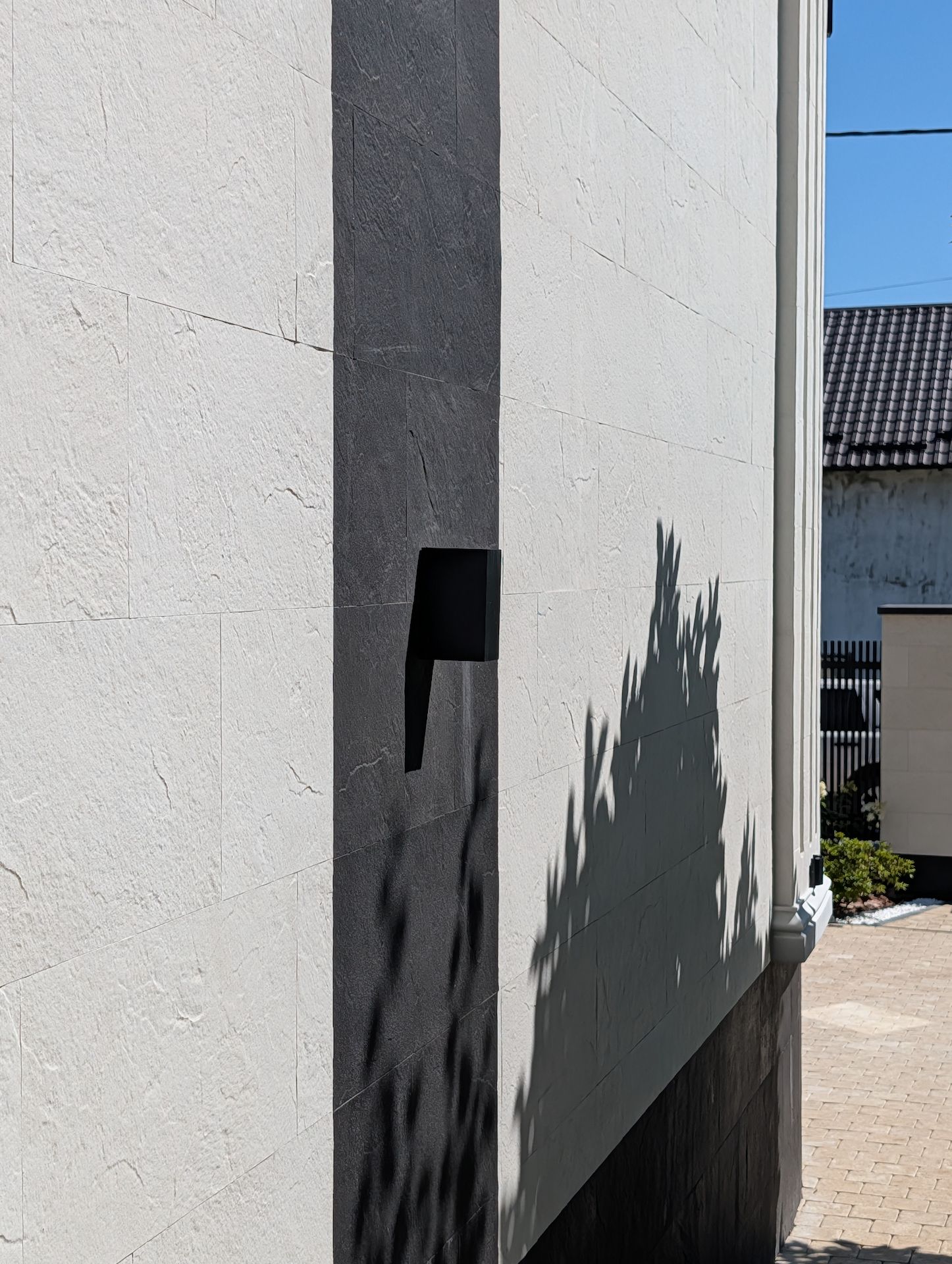 Slate Beige flexible cladding — facade detail — 9